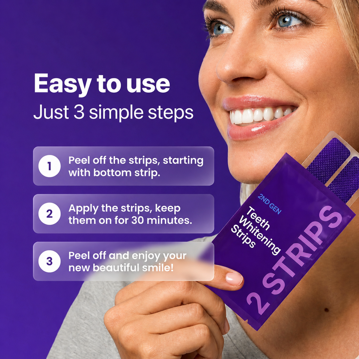 Oralis Teeth Whitening Strips — Professional Results at Home