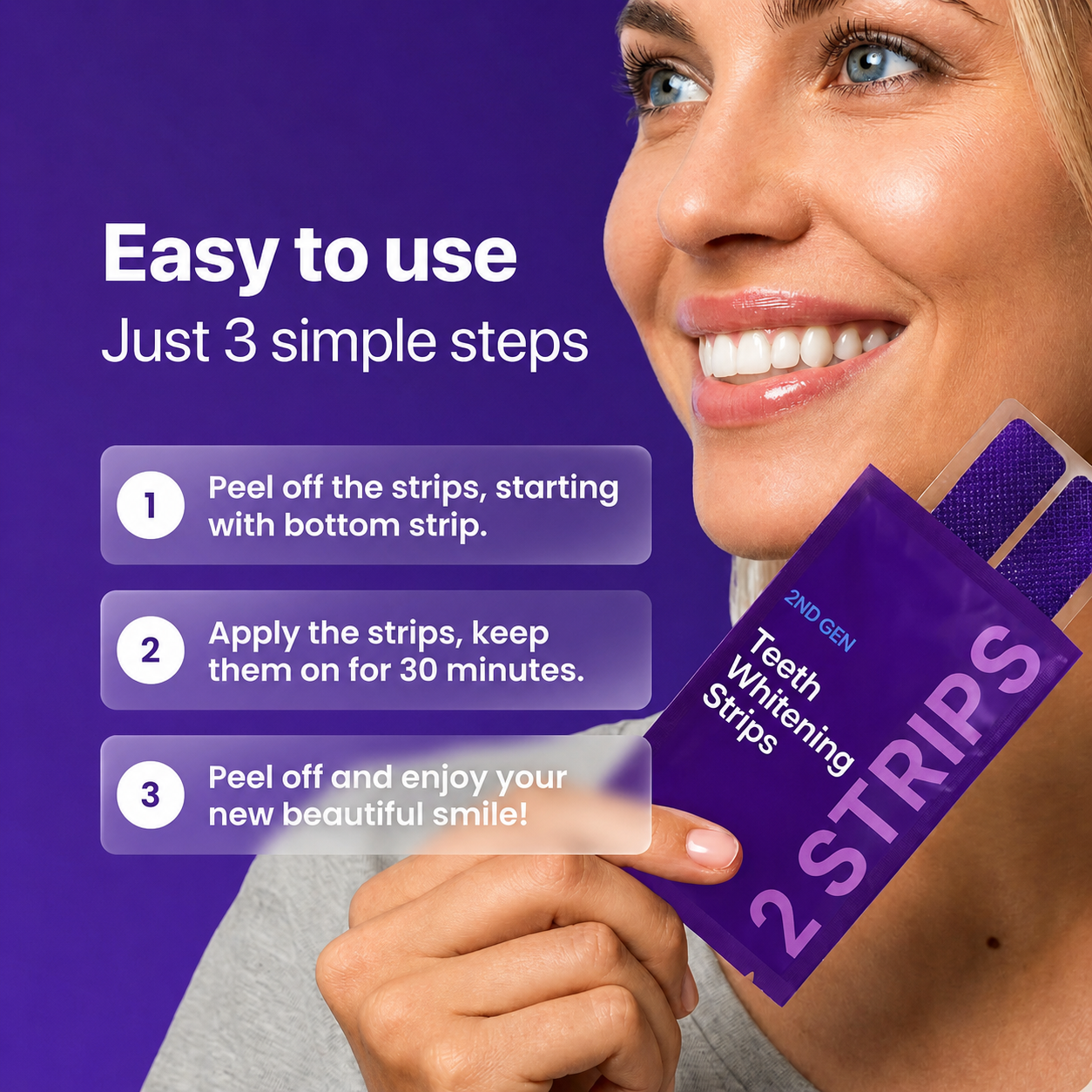Oralis Teeth Whitening Strips — Professional Results at Home