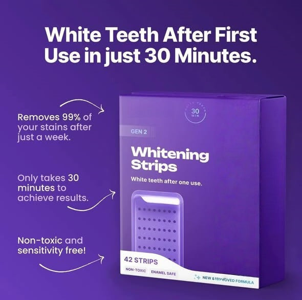 Oralis Teeth Whitening Strips — Professional Results at Home